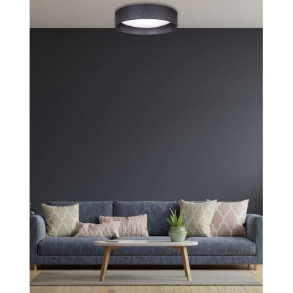 Duolla - LED Plafonjera ROLLER LED/24W/230V pr. 45 cm antracit