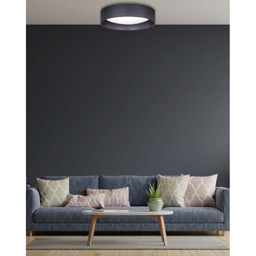 Duolla - LED Plafonjera ROLLER LED/24W/230V pr. 45 cm antracit