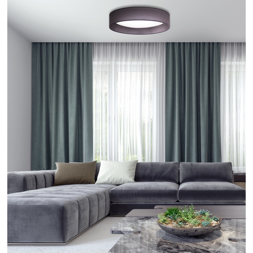 Duolla - LED Plafonjera ROLLER LED/24W/230V pr. 45 cm antracit