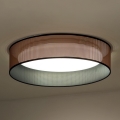Duolla - LED Plafonjera ROLLER LED/24W/230V pr. 45 cm bakrena/crno