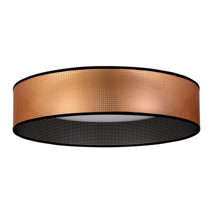 Duolla - LED Plafonjera ROLLER LED/24W/230V pr. 45 cm bakrena/crno