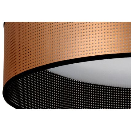 Duolla - LED Plafonjera ROLLER LED/24W/230V pr. 45 cm bakrena/crno