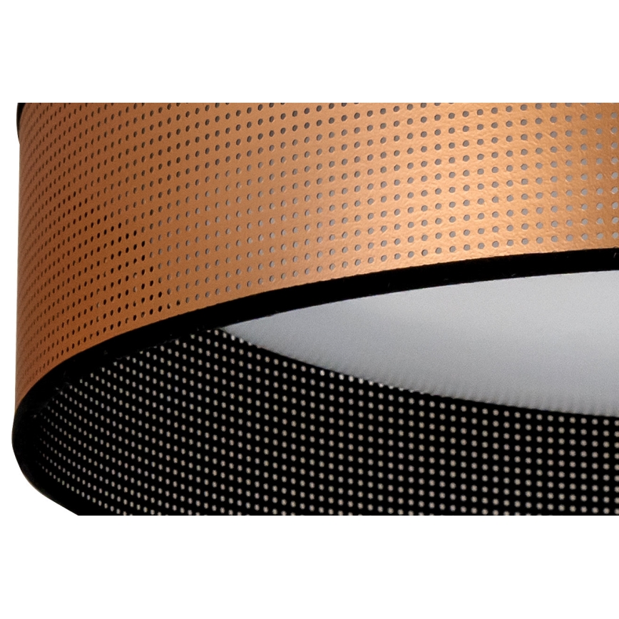 Duolla - LED Plafonjera ROLLER LED/24W/230V pr. 45 cm bakrena/crno