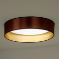 Duolla - LED Plafonjera ROLLER LED/24W/230V pr. 45 cm bakrena/zlatna
