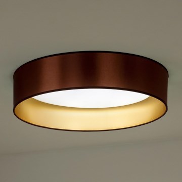 Duolla - LED Plafonjera ROLLER LED/24W/230V pr. 45 cm bakrena/zlatna