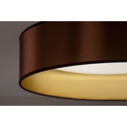 Duolla - LED Plafonjera ROLLER LED/24W/230V pr. 45 cm bakrena/zlatna
