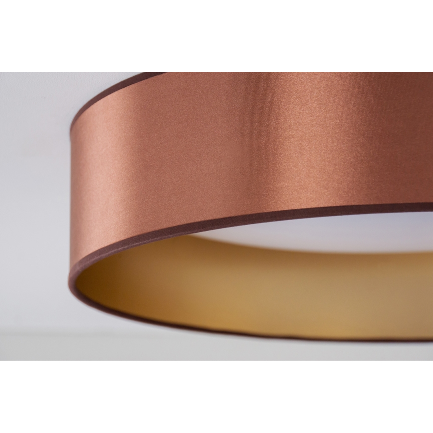 Duolla - LED Plafonjera ROLLER LED/24W/230V pr. 45 cm bakrena/zlatna