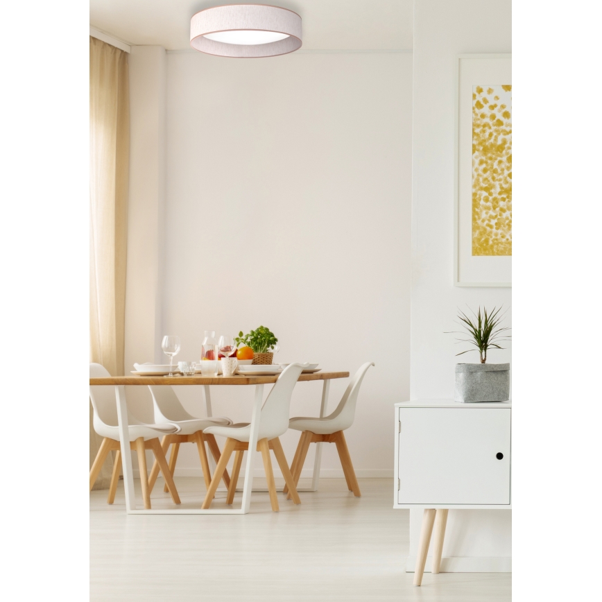 Duolla - LED Plafonjera ROLLER LED/24W/230V pr. 45 cm bež