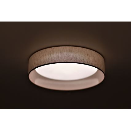 Duolla - LED Plafonjera ROLLER LED/24W/230V pr. 45 cm bež