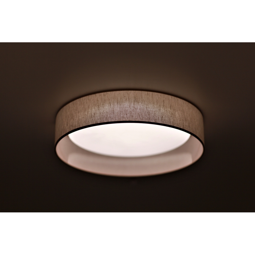 Duolla - LED Plafonjera ROLLER LED/24W/230V pr. 45 cm bež
