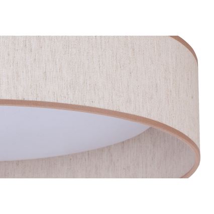 Duolla - LED Plafonjera ROLLER LED/24W/230V pr. 45 cm bež