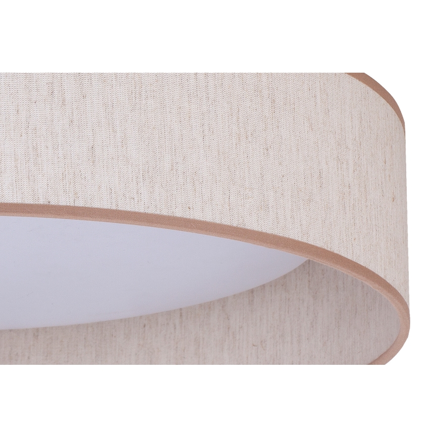 Duolla - LED Plafonjera ROLLER LED/24W/230V pr. 45 cm bež