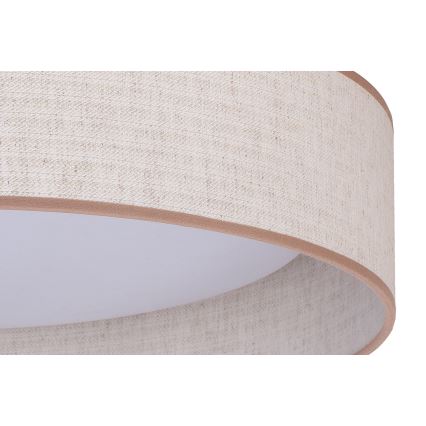 Duolla - LED Plafonjera ROLLER LED/24W/230V pr. 45 cm bež