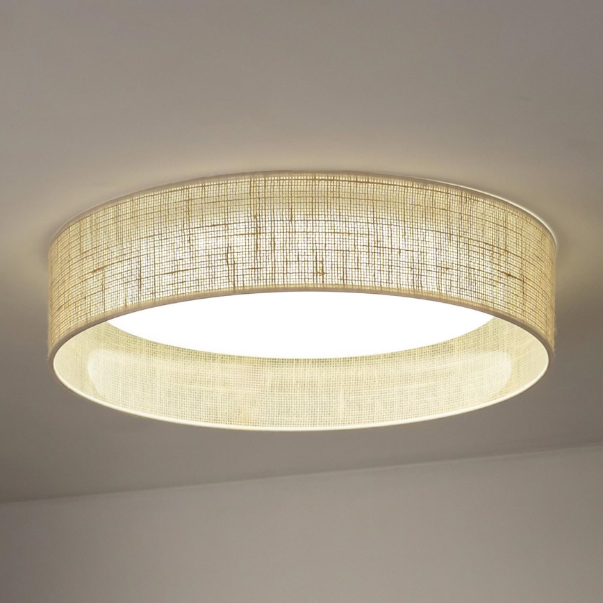 Duolla - LED Plafonjera ROLLER LED/24W/230V pr. 45 cm bež