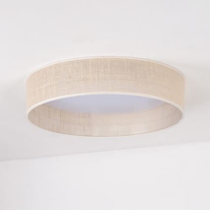 Duolla - LED Plafonjera ROLLER LED/24W/230V pr. 45 cm bež