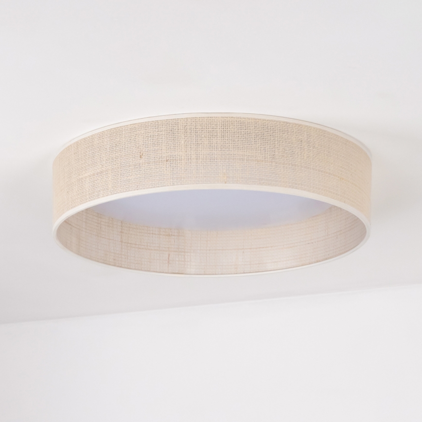 Duolla - LED Plafonjera ROLLER LED/24W/230V pr. 45 cm bež