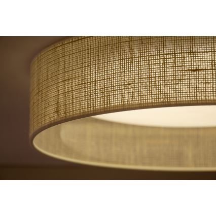 Duolla - LED Plafonjera ROLLER LED/24W/230V pr. 45 cm bež