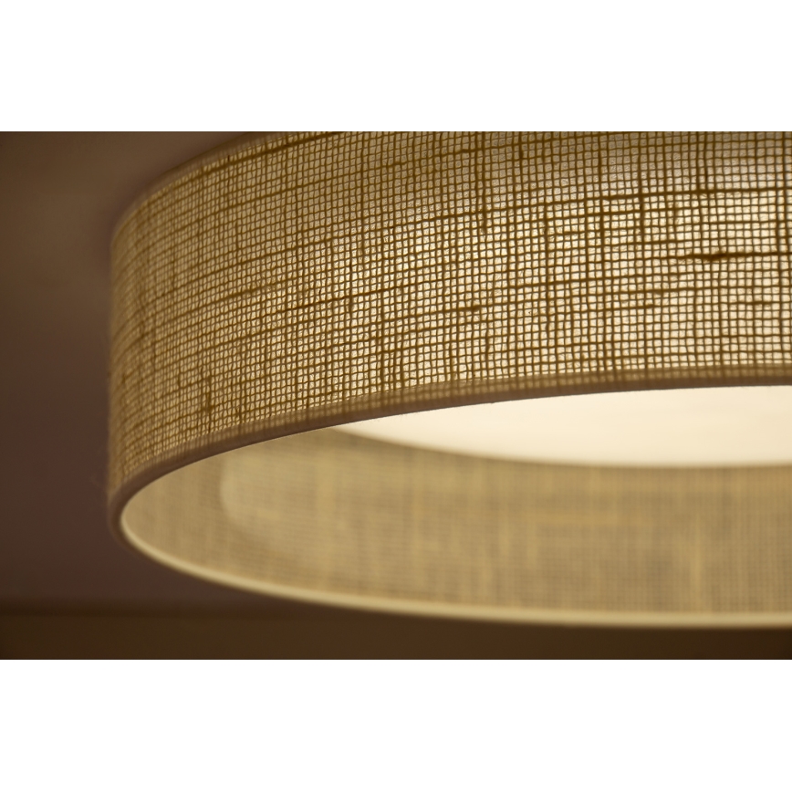 Duolla - LED Plafonjera ROLLER LED/24W/230V pr. 45 cm bež
