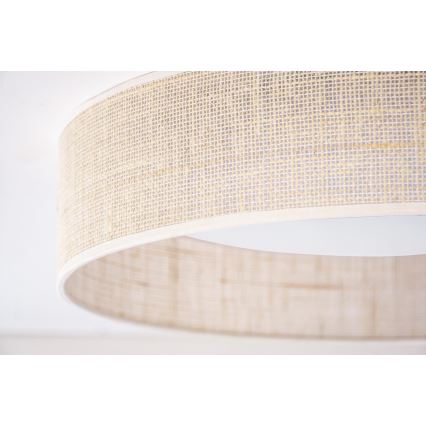 Duolla - LED Plafonjera ROLLER LED/24W/230V pr. 45 cm bež