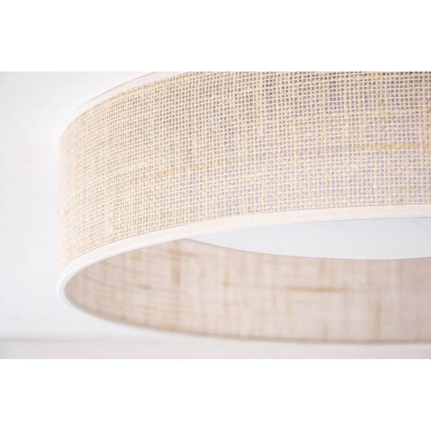 Duolla - LED Plafonjera ROLLER LED/24W/230V pr. 45 cm bež