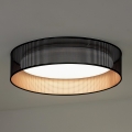 Duolla - LED Plafonjera ROLLER LED/24W/230V pr. 45 cm crno/bakrena