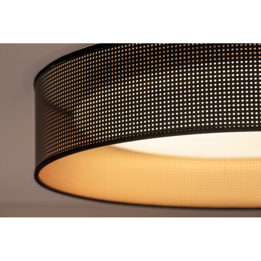 Duolla - LED Plafonjera ROLLER LED/24W/230V pr. 45 cm crno/bakrena