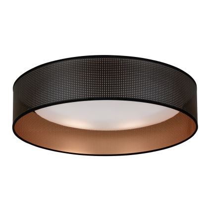 Duolla - LED Plafonjera ROLLER LED/24W/230V pr. 45 cm crno/bakrena