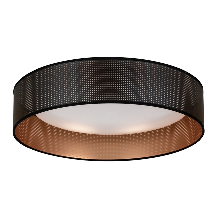 Duolla - LED Plafonjera ROLLER LED/24W/230V pr. 45 cm crno/bakrena