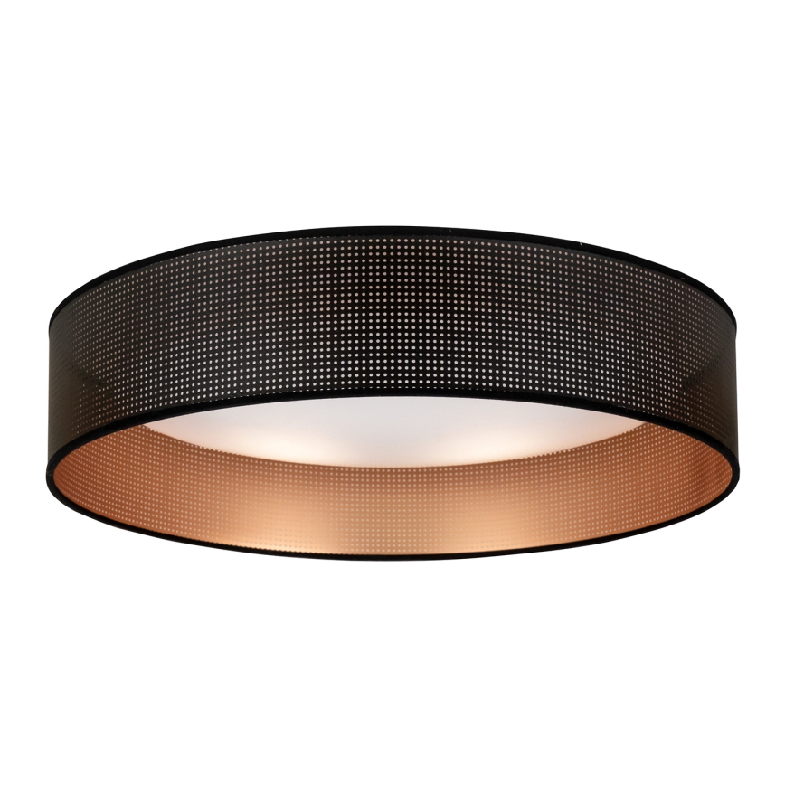 Duolla - LED Plafonjera ROLLER LED/24W/230V pr. 45 cm crno/bakrena