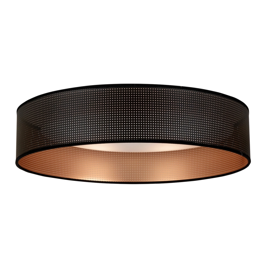 Duolla - LED Plafonjera ROLLER LED/24W/230V pr. 45 cm crno/bakrena