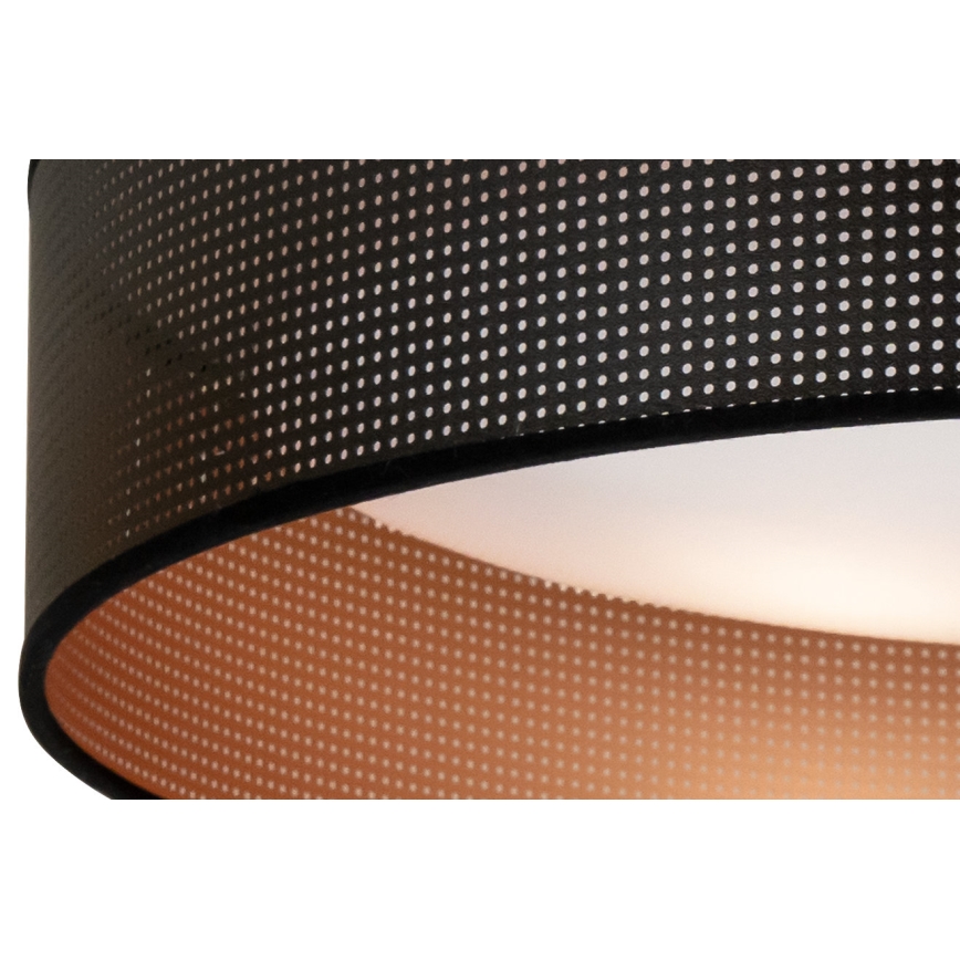 Duolla - LED Plafonjera ROLLER LED/24W/230V pr. 45 cm crno/bakrena