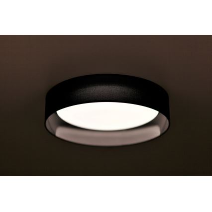Duolla - LED Plafonjera ROLLER LED/24W/230V pr. 45 cm crno