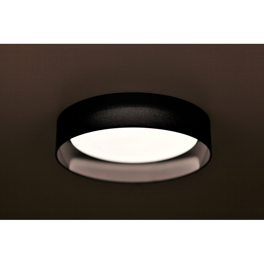 Duolla - LED Plafonjera ROLLER LED/24W/230V pr. 45 cm crno