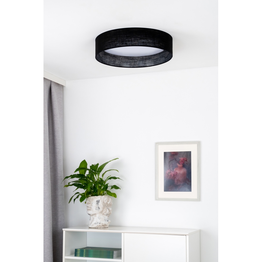 Duolla - LED Plafonjera ROLLER LED/24W/230V pr. 45 cm crno