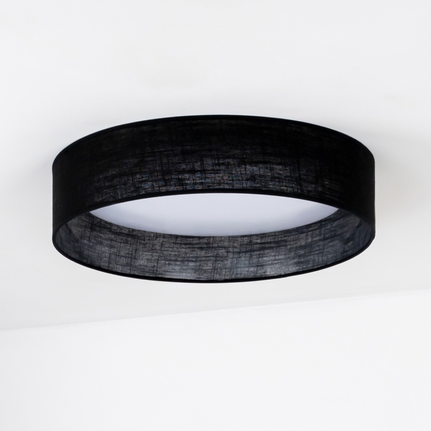 Duolla - LED Plafonjera ROLLER LED/24W/230V pr. 45 cm crno