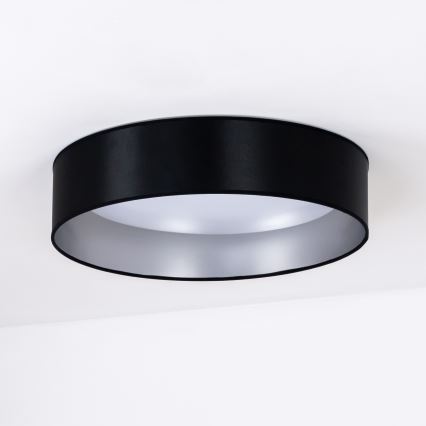Duolla - LED Plafonjera ROLLER LED/24W/230V pr. 45 cm crno/srebrno