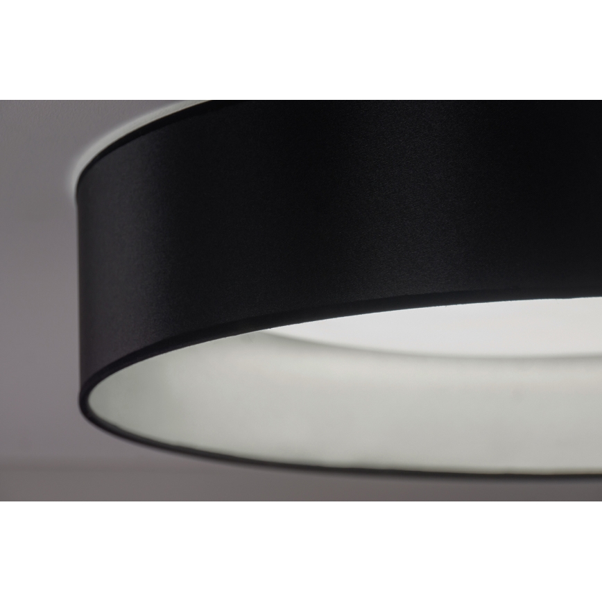 Duolla - LED Plafonjera ROLLER LED/24W/230V pr. 45 cm crno/srebrno