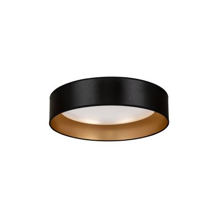 Duolla - LED Plafonjera ROLLER LED/24W/230V pr. 45 cm crno/zlatna