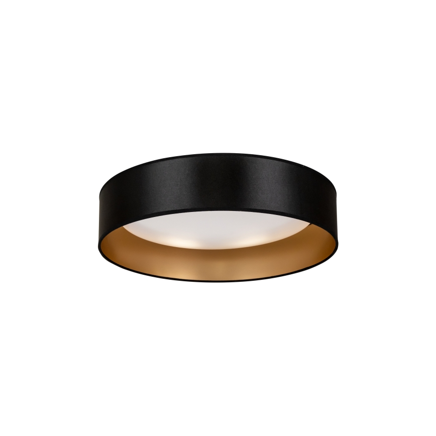 Duolla - LED Plafonjera ROLLER LED/24W/230V pr. 45 cm crno/zlatna