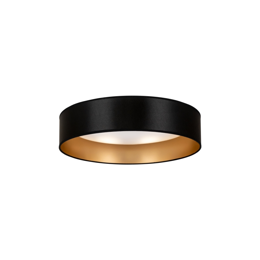 Duolla - LED Plafonjera ROLLER LED/24W/230V pr. 45 cm crno/zlatna