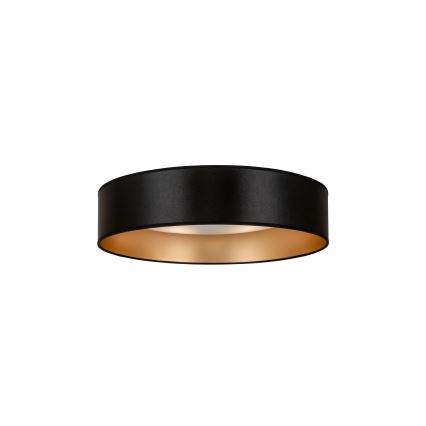 Duolla - LED Plafonjera ROLLER LED/24W/230V pr. 45 cm crno/zlatna