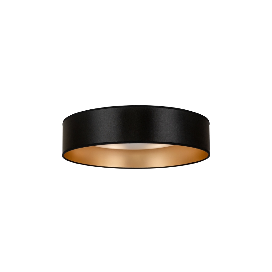 Duolla - LED Plafonjera ROLLER LED/24W/230V pr. 45 cm crno/zlatna