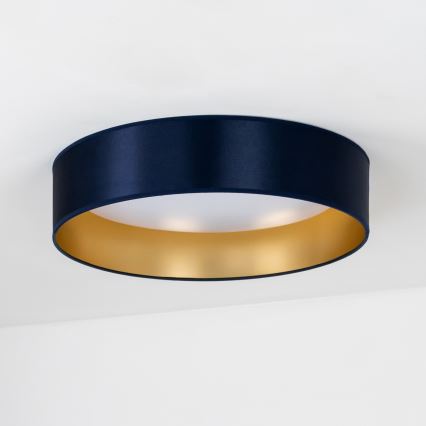 Duolla - LED Plafonjera ROLLER LED/24W/230V pr. 45 cm plava/zlatna