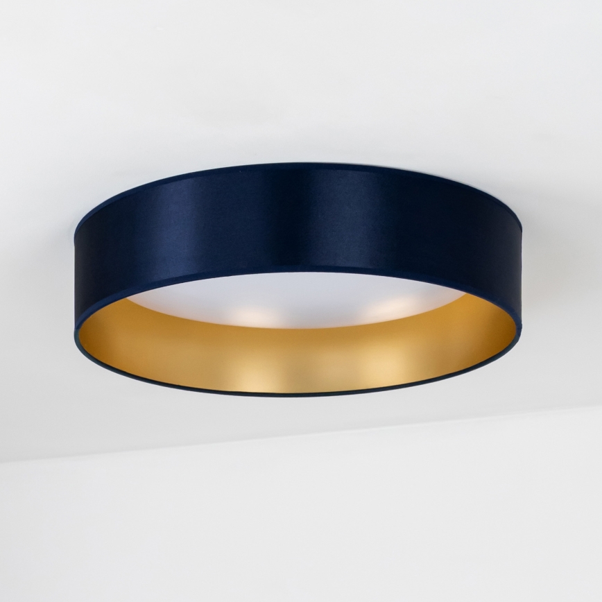 Duolla - LED Plafonjera ROLLER LED/24W/230V pr. 45 cm plava/zlatna