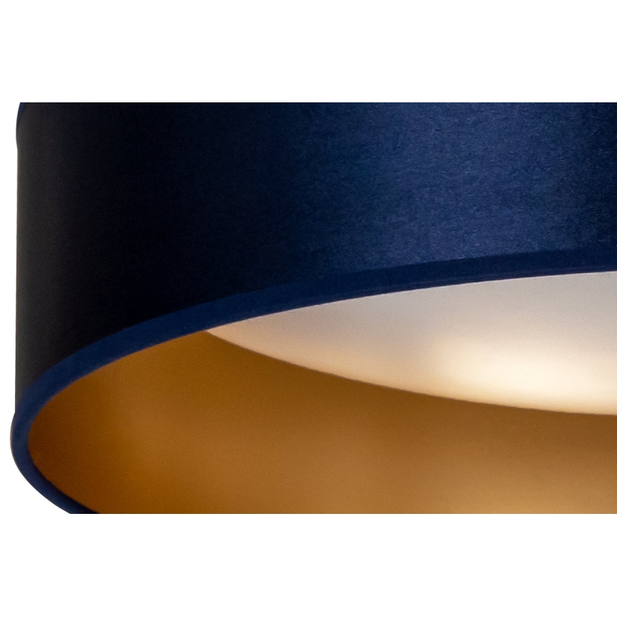 Duolla - LED Plafonjera ROLLER LED/24W/230V pr. 45 cm plava/zlatna