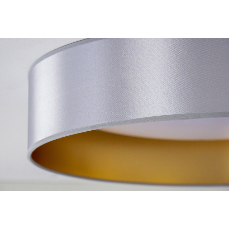 Duolla - LED Plafonjera ROLLER LED/24W/230V pr. 45 cm srebrno/zlatna