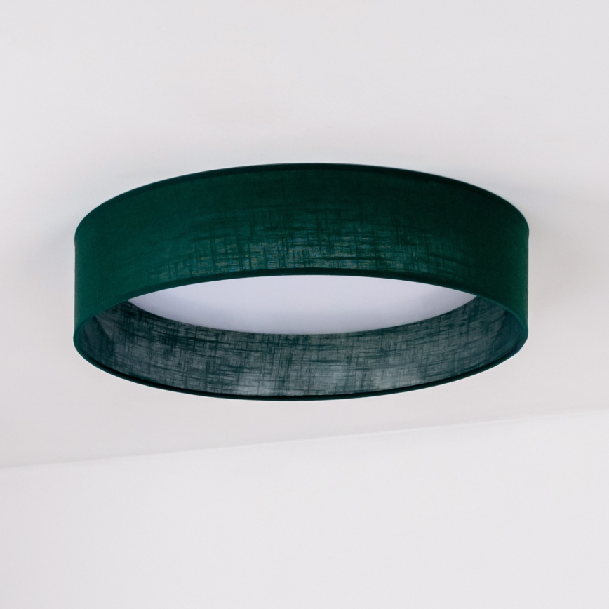 Duolla - LED Plafonjera ROLLER LED/24W/230V pr. 45 cm zelena