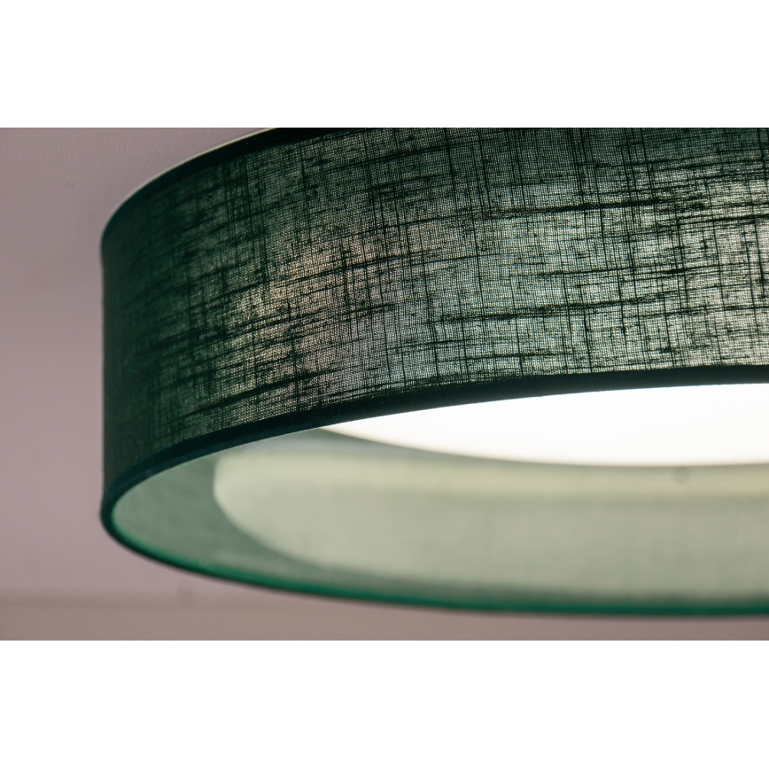 Duolla - LED Plafonjera ROLLER LED/24W/230V pr. 45 cm zelena