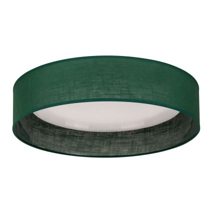 Duolla - LED Plafonjera ROLLER LED/24W/230V pr. 45 cm zelena