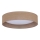 Duolla - LED Plafonjera ROLLER LED/24W/230V svetla pr. 45 cm braon